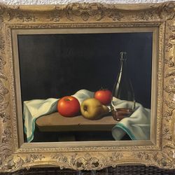 Painting With A Gold Frame 