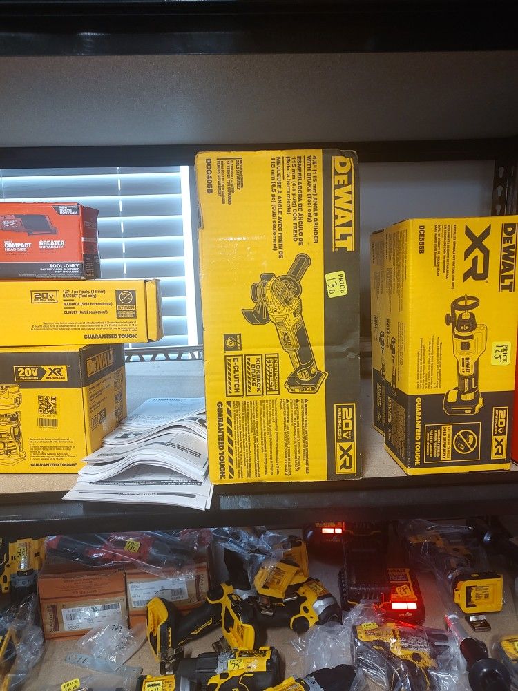 DeWalt 20 V Xr Brushless 4-1/2" Angle Grinder