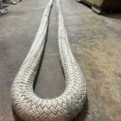 Big Old Marine Rope 62 Feet Long 61/2 Inches Round Loop Is 18Inches Long
