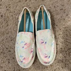 Sperry Girls Canvas Shoes Size 3