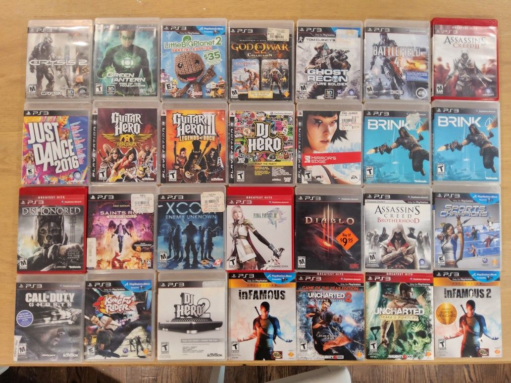 28 Playstation 3 Games PS3