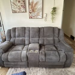 Love Seat With Recliners