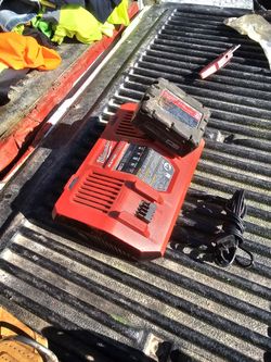Milwaukee Rapid Twin Charger Wit 5.0 Batery