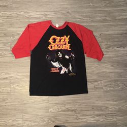 Limited Edition Original Reprint From The Ozzy Osbourne Crypt Shirt Mens XL USA