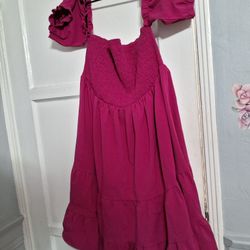 Fushia Pink Dress  👗 Size 2XL 
