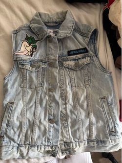 Kids denim vest, Star Wars size medium