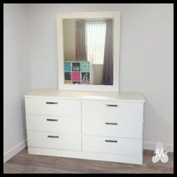 NEW DOUBLE DRESSER WITH MIRROR 🛠️ ASSEMBLED
