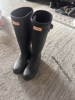 Barely Worn, Like new black hunter boots