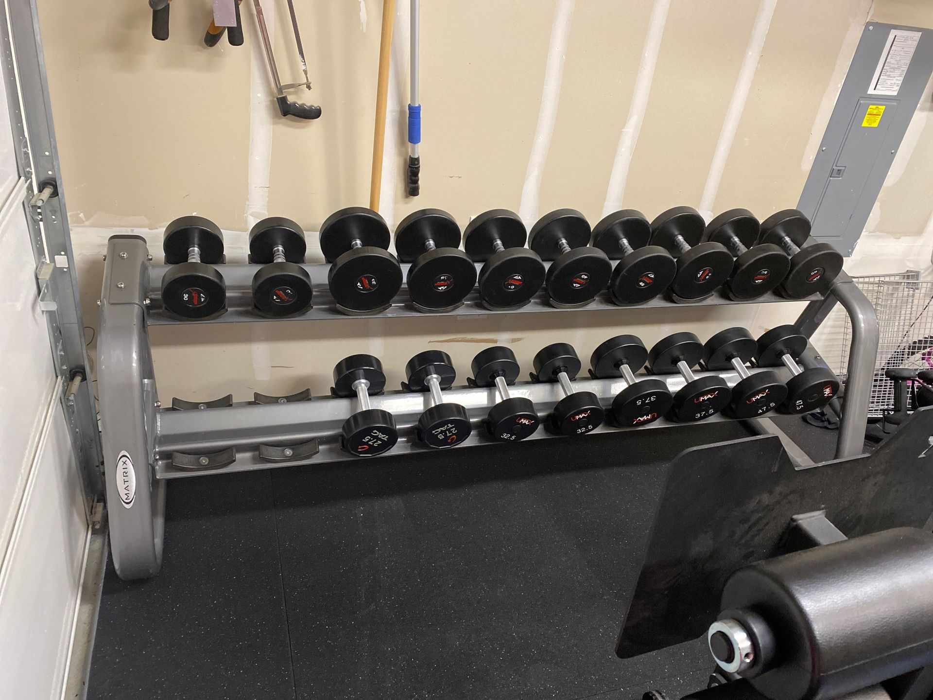 Matrix dumbbell rack (dumbbells not included)