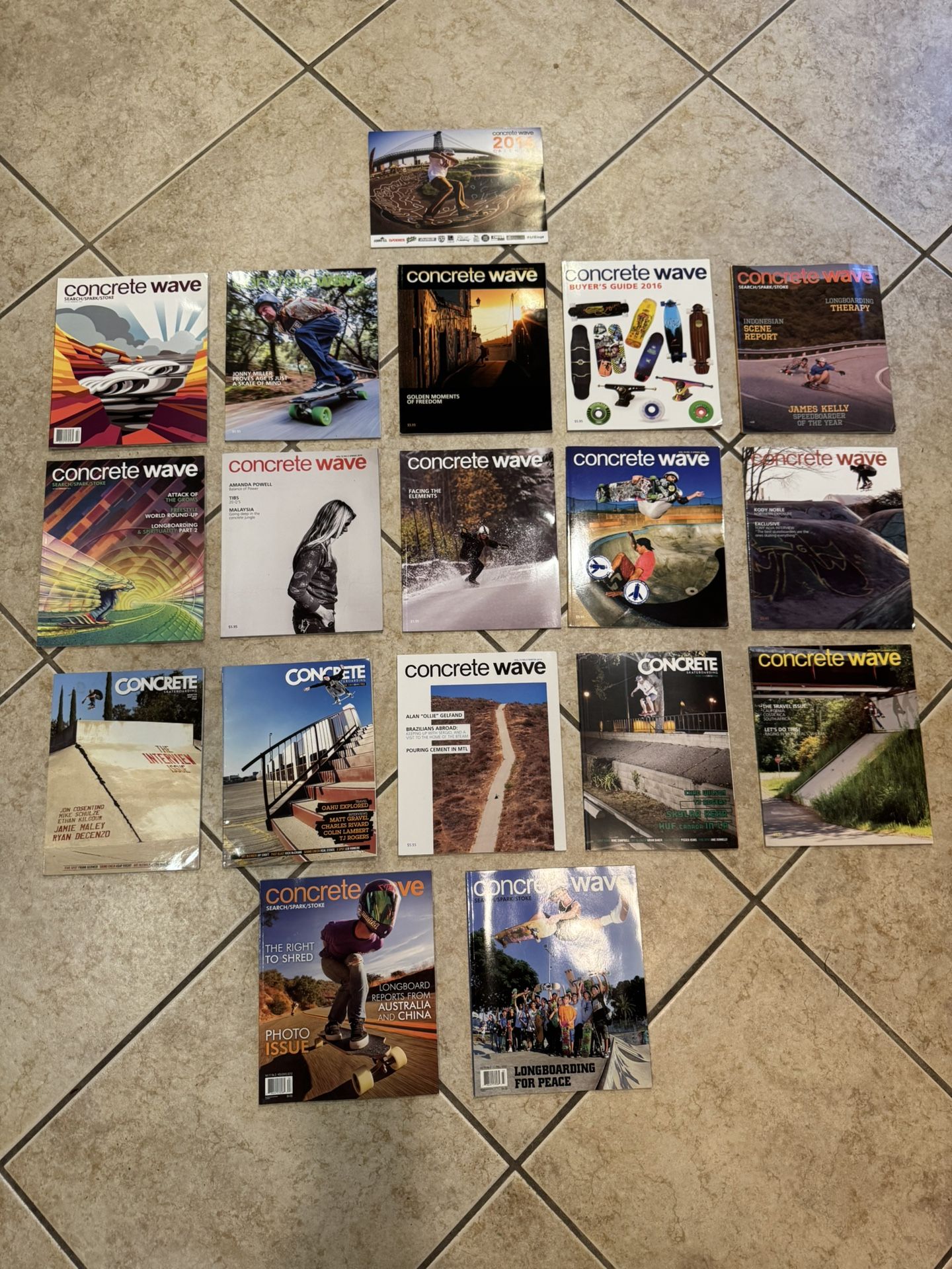 Concrete Wave Skateboarding Magazine Lot Of 18 Issues