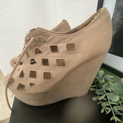 Beige Wedge 