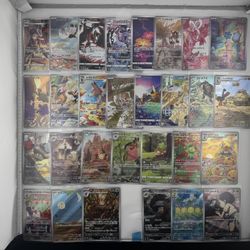 Pokemon TCG Japanese AR/CHR Cards Lot Of 29 All NM