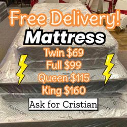 New Mattresses  Twin mattress Full mattress Queen mattress  King mattress  Colchones nuevos  Beds 