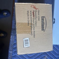 Clear Glass voltive holder 