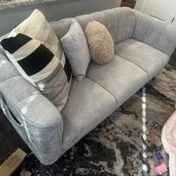 2 Gray Sofas