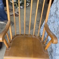 Vintage Early 1970's Rocking Chair