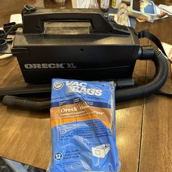 Oreck XL Compact Canister Vacuum W/ Bags