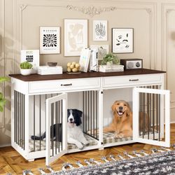 Optimize Your Space with Multi-Purpose Large Dog Crate Furniture