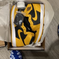 Brand New Nike Air Jordan 1 Retro High OG In Pollen White Black New In Box Size 10 Men