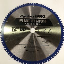 12” AvantiPro Fine Finish (80 Teeth) Miter Saw Blade - New