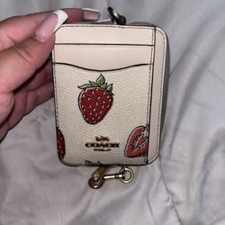 Coach Strawberry Wallet