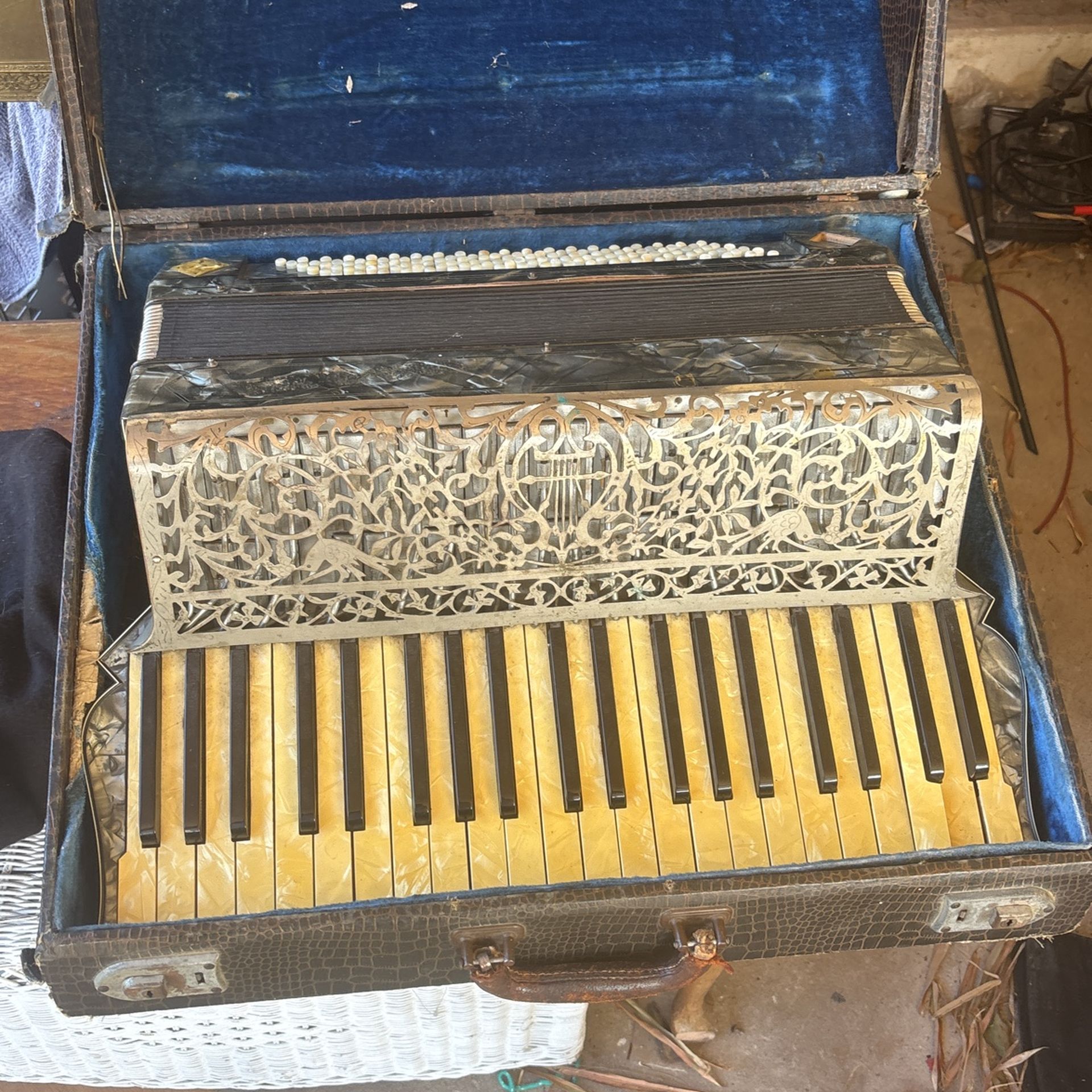 Accordion Full Size Vintage Rare Italy