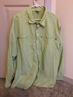 Mens Long Sleeve Un Tucked Button Up Shirt