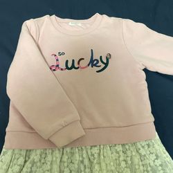100% Cotton Thick Dress For 4-7 Years Old Girl