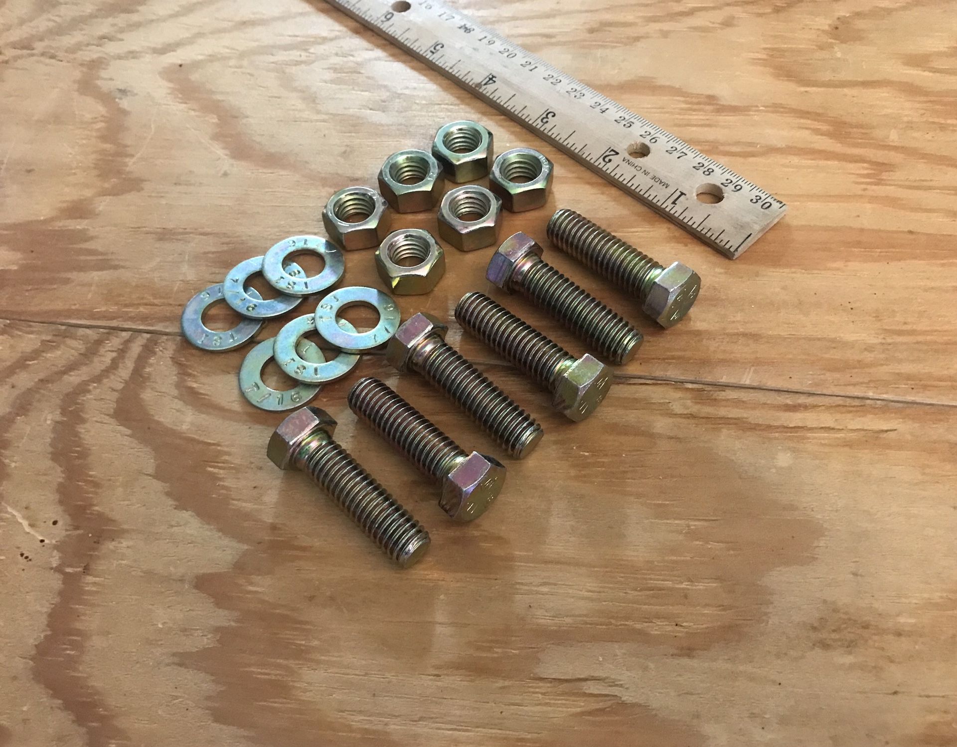 7/16 X 1.5” Grade 8 Bolt & Nut Kit