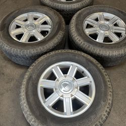 18” Cadillac OEM 6-Lug Wheels and Tires
