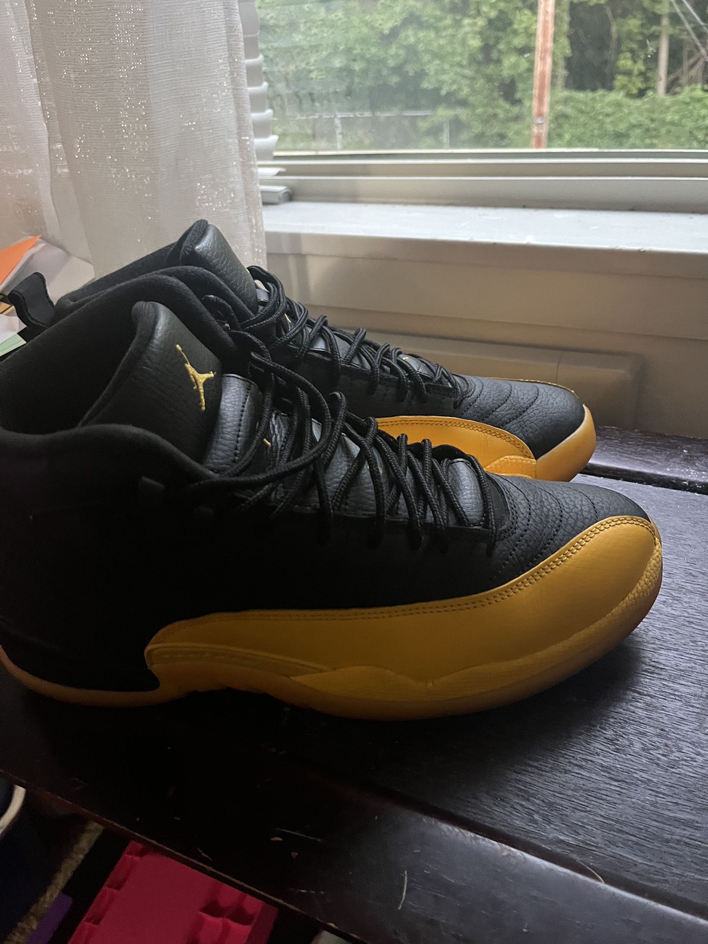 Black And Yellow Jordan 12s