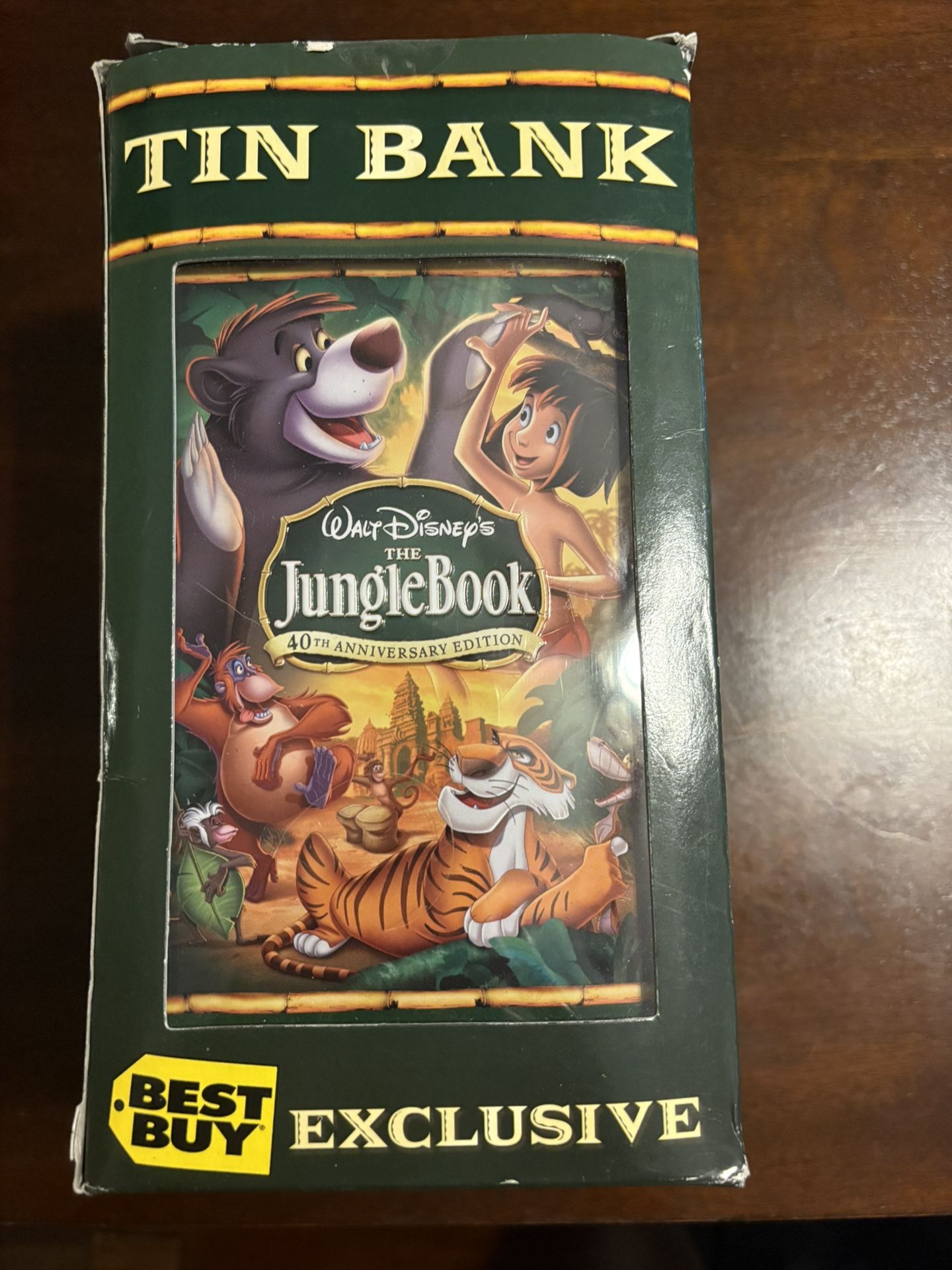 Collectible Jungle Book Tin Bank
