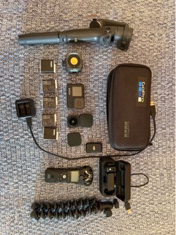 GoPro Hero 9 Black Vlogging Bundle - DJI Mic + DJI Iphone Gimbal and More!