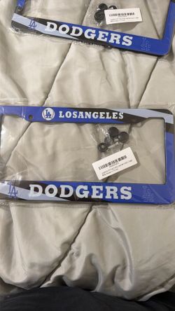 Los Angeles dodgers license plate cover