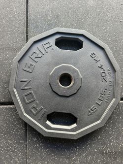 Iron Grip 45# Urethane Plates Like New