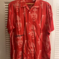 Supreme x Lil’ Kim - Short Sleeve Button-Up XL (Red)