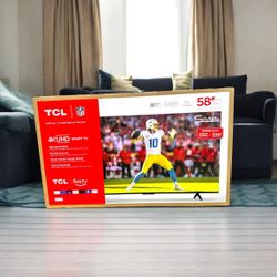 HD330 58” TCL smart fire S class 4k tv