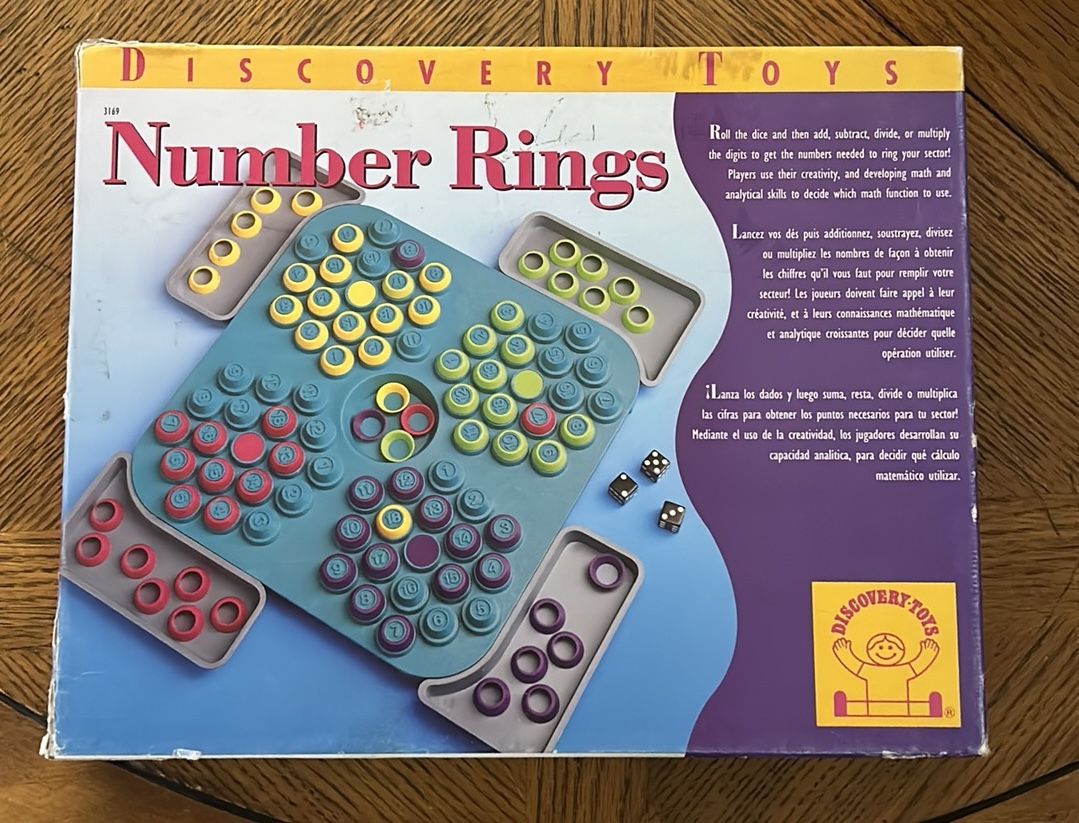 Discovery Toys: Number Rings Educational, 2002