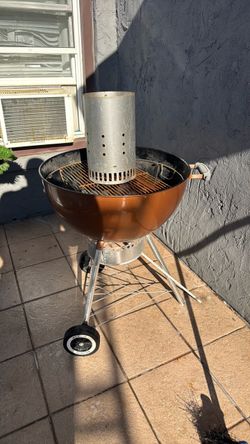 Webber charcoal bbq grill