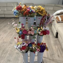🧶handmade Crochet Flowers 