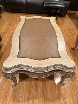 Matching Dining Table, With Coffee Table With End Table