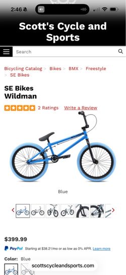 SE Bikes ‘Wildman’ signature 20” BMX bike