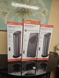 NEW EACH FOR SALE LASKO HEATER CERAMIC ROTATE FULL ROOM SIZE ENERGY SAVER, REMOTE CONTROL NEW MODELS FOR ANY QUESTION TEXT ME PLEASE HABLO ESPAÑOL THA