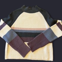 Pink rose long sleeved cozy sweater 