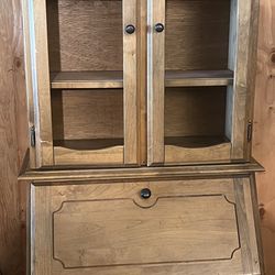 Vintage Secretary desk with hutch