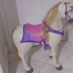 Disney Princess Playdate Maximus Horse Ride On My Size Pony 32" Rapunzel Tangled