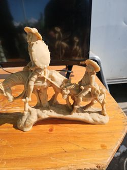 Don Quixote and Sancho Panza Resin Figurine