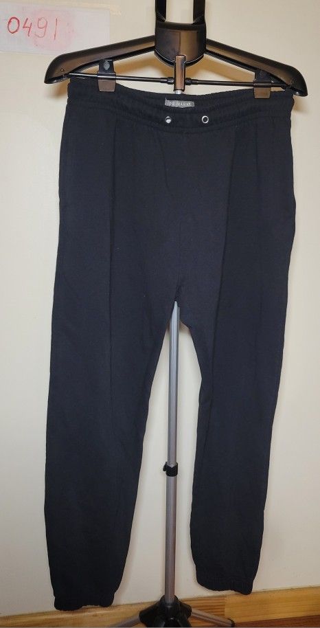 Primark Black Joggers - Size Large (0491)