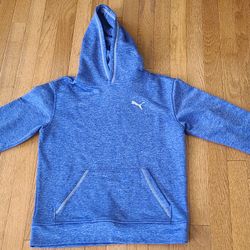 Boys Large Blue Puma Hoodie