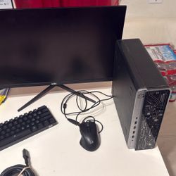 HP G3 Gaming Bundle — i7, GT 1030, 16GB, SSD+HDD + 24” Monitor & RGB Keyboard/Mouse”